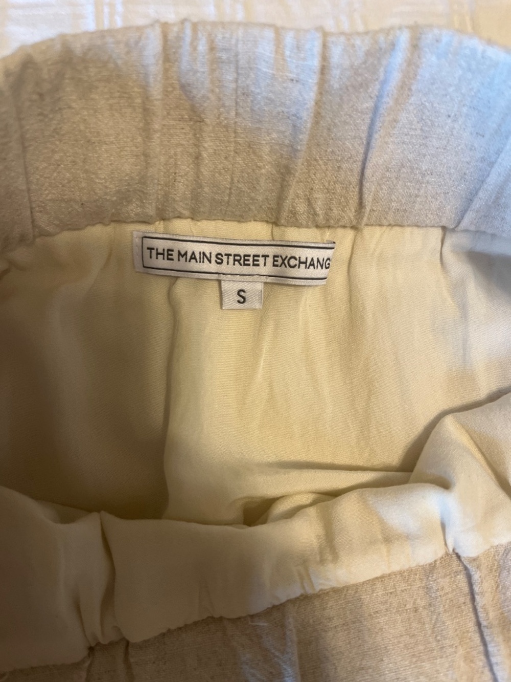 Mainstreet Exchange Linen Skirt - Picture 3 of 4